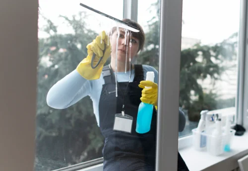 Nettoyage de vitres intérieures et extérieures à Roiffieux